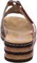 Rieker Slippers sleehak zomerschoen pantoffels met praktisch klittenband - Thumbnail 3