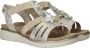 Rieker Metallic Gouden Bloemensandaal Multicolor Dames - Thumbnail 9
