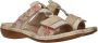 Rieker Metallic Gouden Print Slipper Multicolor Dames - Thumbnail 8