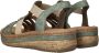 Rieker Mintgroene Sandaal met Kralen en Plateauzool Multicolor Dames - Thumbnail 11