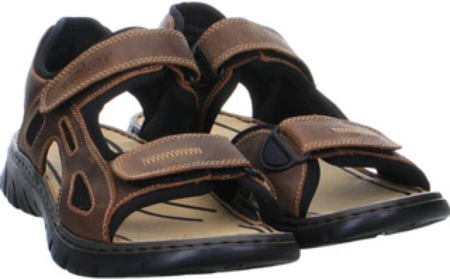 Rieker Oranje Sandalen Heren Stijlvolle Keuze