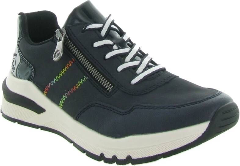 Rieker Pallabase Twill Schoenen Black Dames
