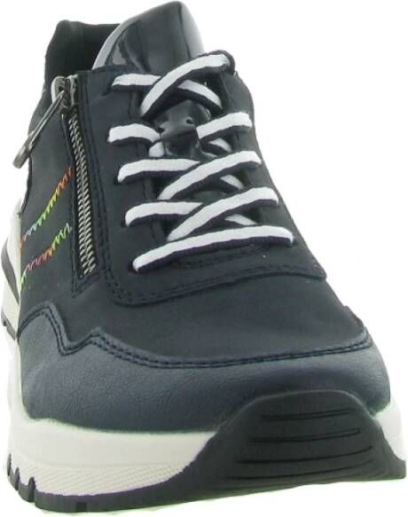 Rieker Pallabase Twill Schoenen Blue Dames