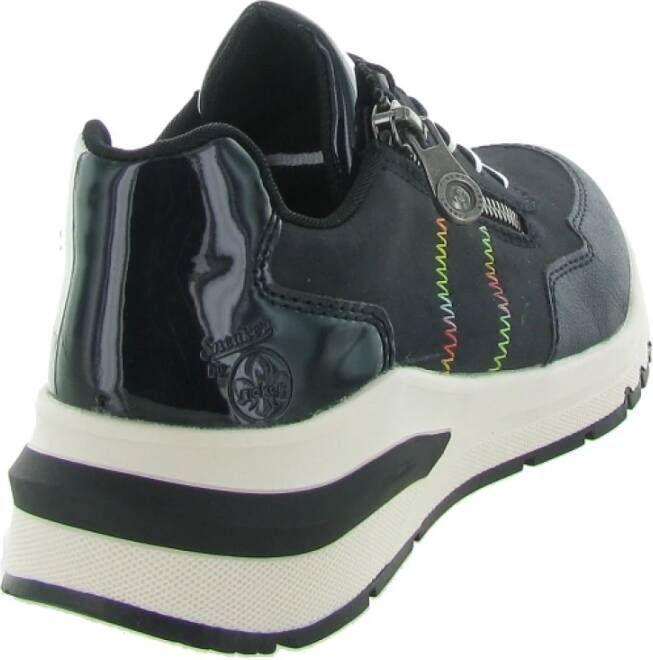 Rieker Pallabase Twill Schoenen Blue Dames