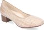 Rieker Bruine Textiele Gesloten Formele Pumps Bruin Dames - Thumbnail 4