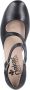 Rieker Zwarte Leren Platte Sandalen Zwart Dames - Thumbnail 4