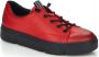 Rieker Rode leren sneakers voor vrouwen Red Dames - Thumbnail 3