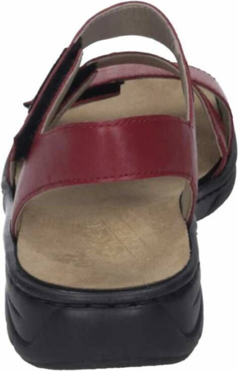 Rieker Rode Sandalen
