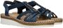 Rieker Sandalen zomerschoen sandaal sleehak met modieuze decoratieve elementen - Thumbnail 9