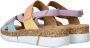 Rieker Pastel zomer sandaal met plateauzool Multicolor Dames - Thumbnail 4
