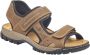 Rieker Casual Open-Toe Sandalen voor Heren Bruin Heren - Thumbnail 4