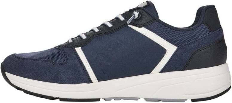 Rieker Blauwe Sneakers voor Heren Stijlvol en veelzijdig Blauw Heren