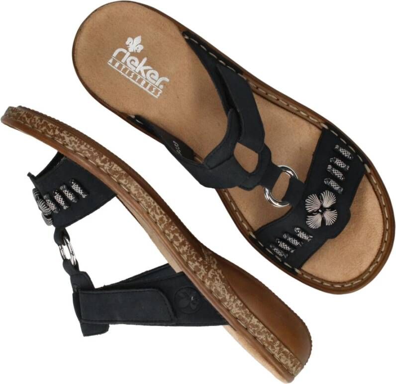 Rieker slipper Blue Dames