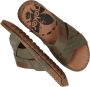 Rieker Groene herenslipper van synthetisch leer met unieke zool Green Heren - Thumbnail 10