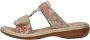 Rieker Metallic Gouden Print Slipper Multicolor - Thumbnail 11