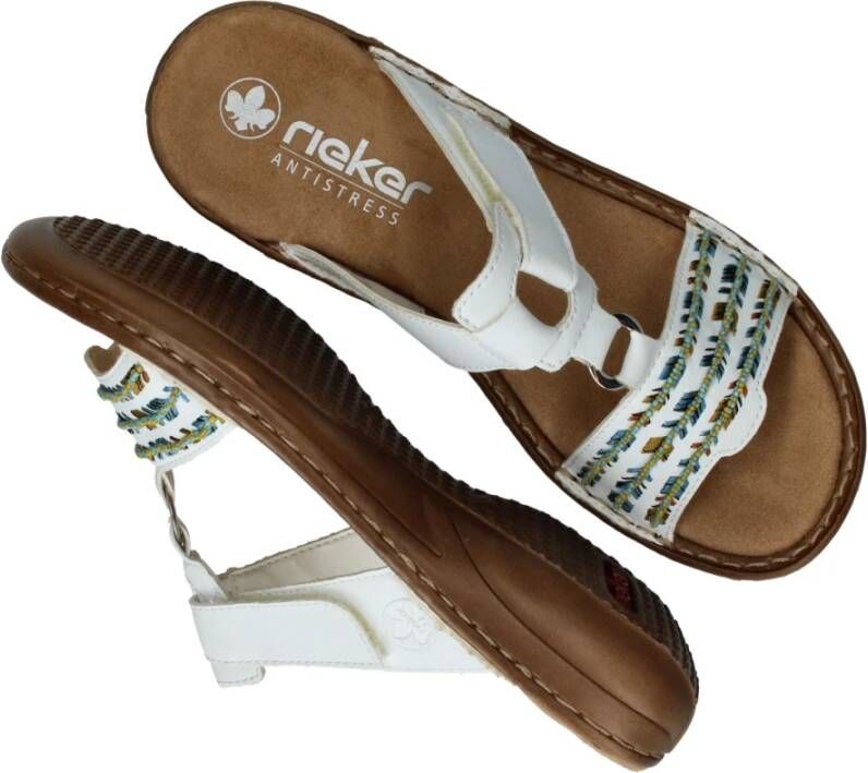 Rieker slipper White Dames