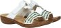 Rieker -Dames wit slippers & muiltjes - Thumbnail 12
