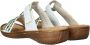 Rieker -Dames wit slippers & muiltjes - Thumbnail 13