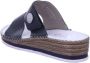 Rieker slippers met sierknoop - Thumbnail 3