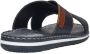 Rieker Pacific Sherry Casual Flat Slippers Blauw Heren - Thumbnail 5