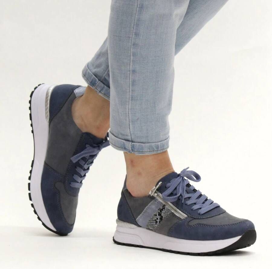 Rieker sneaker Blauw Dames