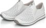 Rieker Witte Leren Sneakers voor Dames White Dames - Thumbnail 5