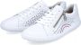 Rieker Witte Leren Sneakers voor Dames White Dames - Thumbnail 5