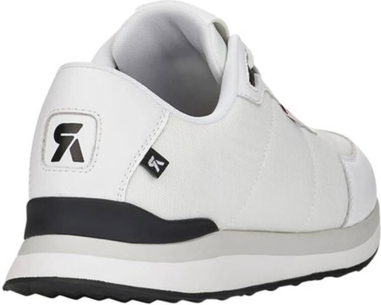 Rieker Witte Stoffen Sneakers Must-Have voor Damesmode Wit Dames