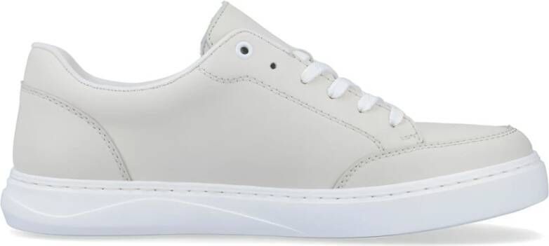 Rieker Witte Leren Sneakers voor Heren Wit Heren