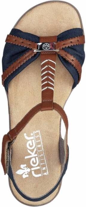 Rieker Stijlvolle platte sandalen