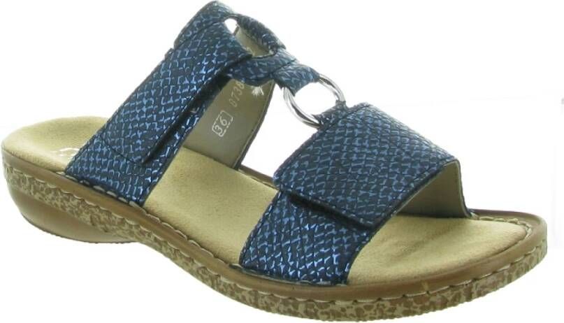 Rieker Stijlvolle Schoenen N1112 Blue Dames
