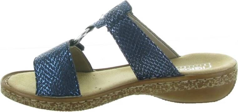 Rieker Stijlvolle Schoenen N1112 Blue Dames