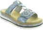 Rieker Slippers plateau zomerschoen pantoffels met strass versiering - Thumbnail 6