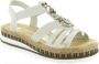 Rieker Sandalen zomerschoen sandaal sleehak in metallic-look - Thumbnail 16