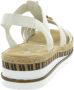 Rieker Sandalen zomerschoen sandaal sleehak in metallic-look - Thumbnail 19