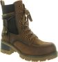 Rieker Winterlaarsjes lace-up boots ankle boots block heel with zipper - Thumbnail 4