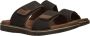 Rieker Verstelbare herenslipper met zacht voetbed Brown Heren - Thumbnail 8