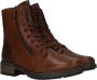 Rieker Warm Bruine Veterschoen voor Dames Brown Dames - Thumbnail 11