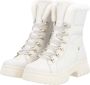 Rieker Witte Casual Enkellaarsjes voor Dames White Dames - Thumbnail 8