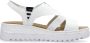 Rieker Witte Casual Open Platte Sandalen White Dames - Thumbnail 6