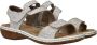 Rieker Witte Comfort Sandaal met Klittenbandsluiting White - Thumbnail 9