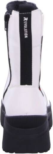 Rieker Witte Dameslaarzen White Dames