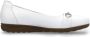 Rieker Witte Gesloten Ballerina's voor Vrouwen White Dames - Thumbnail 6