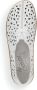 Rieker Witte Leren Platte Sandalen White Dames - Thumbnail 5