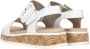 Rieker Witte leren sandaal met print White Dames - Thumbnail 42
