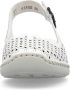Rieker Witte platte sandalen voor vrouwen White Dames - Thumbnail 6