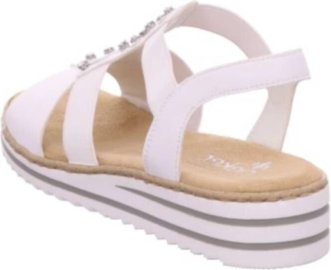 Rieker Witte Sandalen