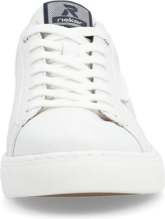 Rieker Witte Sneakers voor Mannen White Heren