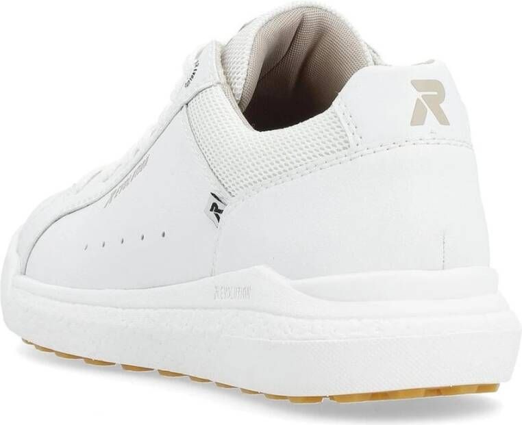 Rieker Witte Sneakers voor Mannen White Heren