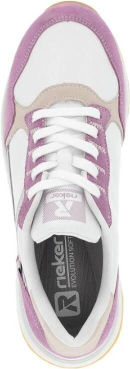 Rieker Witte Sneakers voor Vrouwen Multicolor Dames